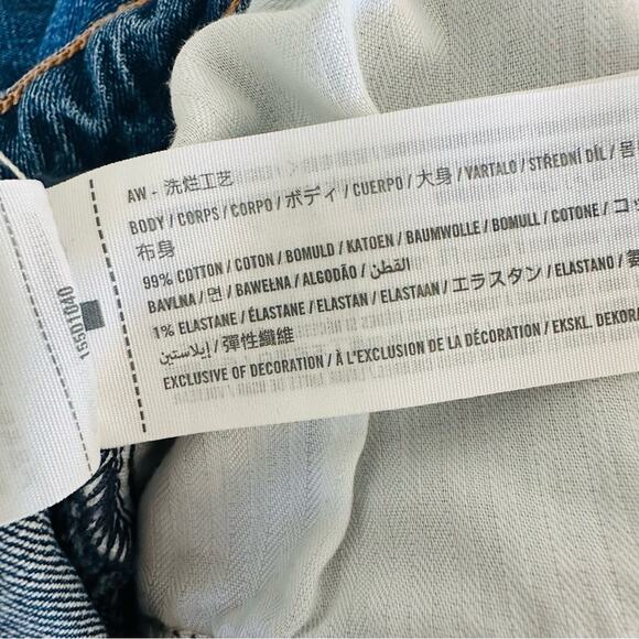 Abercrombie & Fitch Jeans Womens Mom High Rise Curve Love Distressed Size 26 - Picture 7 of 7